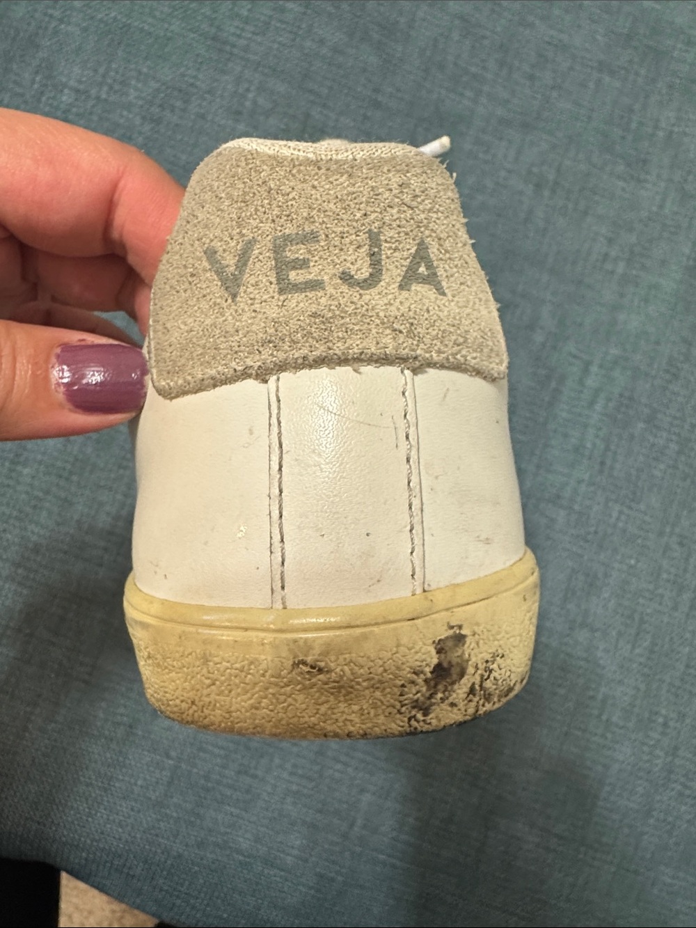 Veja Esplar Low Top Sneaker Women's Size 8 White *One Single Left Shoe* - Picture 10 of 11